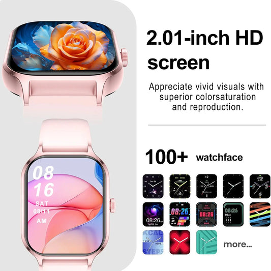 2025 Smart Watch with Call & Fitness Features