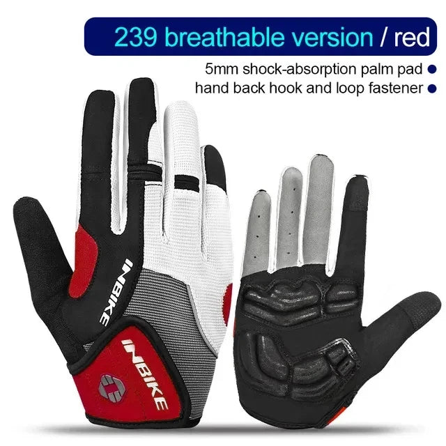 INBIKE Full Finger Cycling Gloves – MTB Touchscreen Bike & Sports Gloves