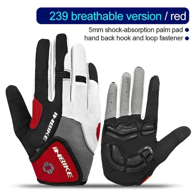 INBIKE Full Finger Cycling Gloves – MTB Touchscreen Bike & Sports Gloves PeakPursuitFitness