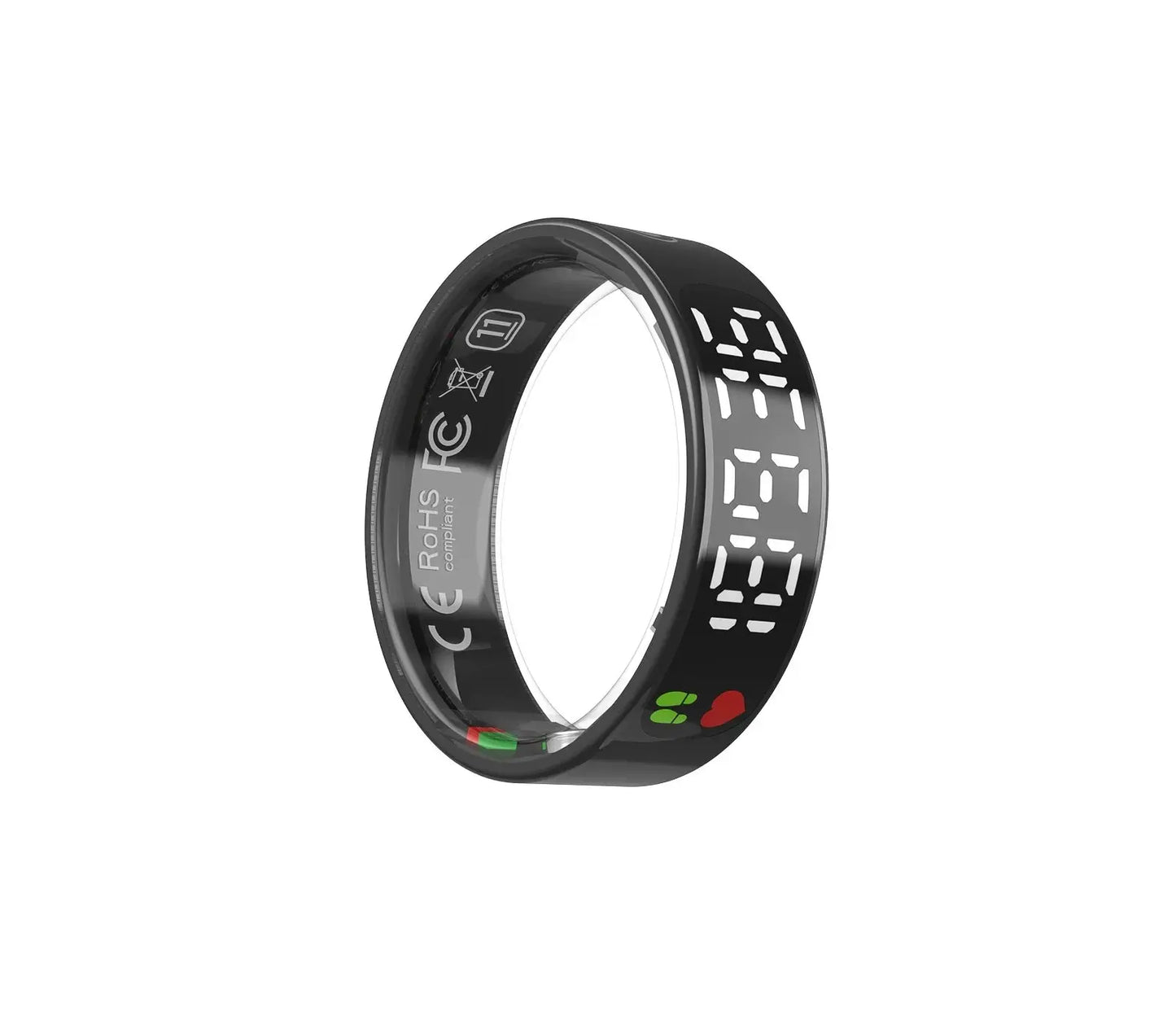 Smart Fitness Ring with Sleep & Step Tracking