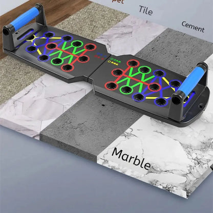 Foldable Push-Up Board – Portable Home Gym Chest & Core Trainer