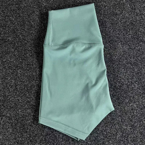 High-Waist Women’s Yoga Shorts – Tummy Control & Hip-Lifting 3-Point Fit