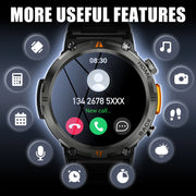 EIGIIS KE3 Smart Watch – Bluetooth Call, Health Monitor, Full Touchscreen