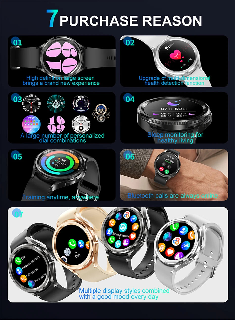 Galaxy Watch6 Classic – 2024 GPS Smartwatch with Health & Bluetooth Call