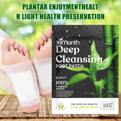 Natural Detox Foot Patches – Herbal Stress Relief & Sleep Aid (10–50PCS)