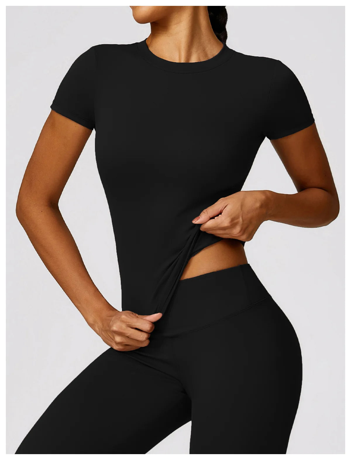 NCLAGEN Women’s Sports T-Shirt – Breathable Slim Fit Activewear Tee