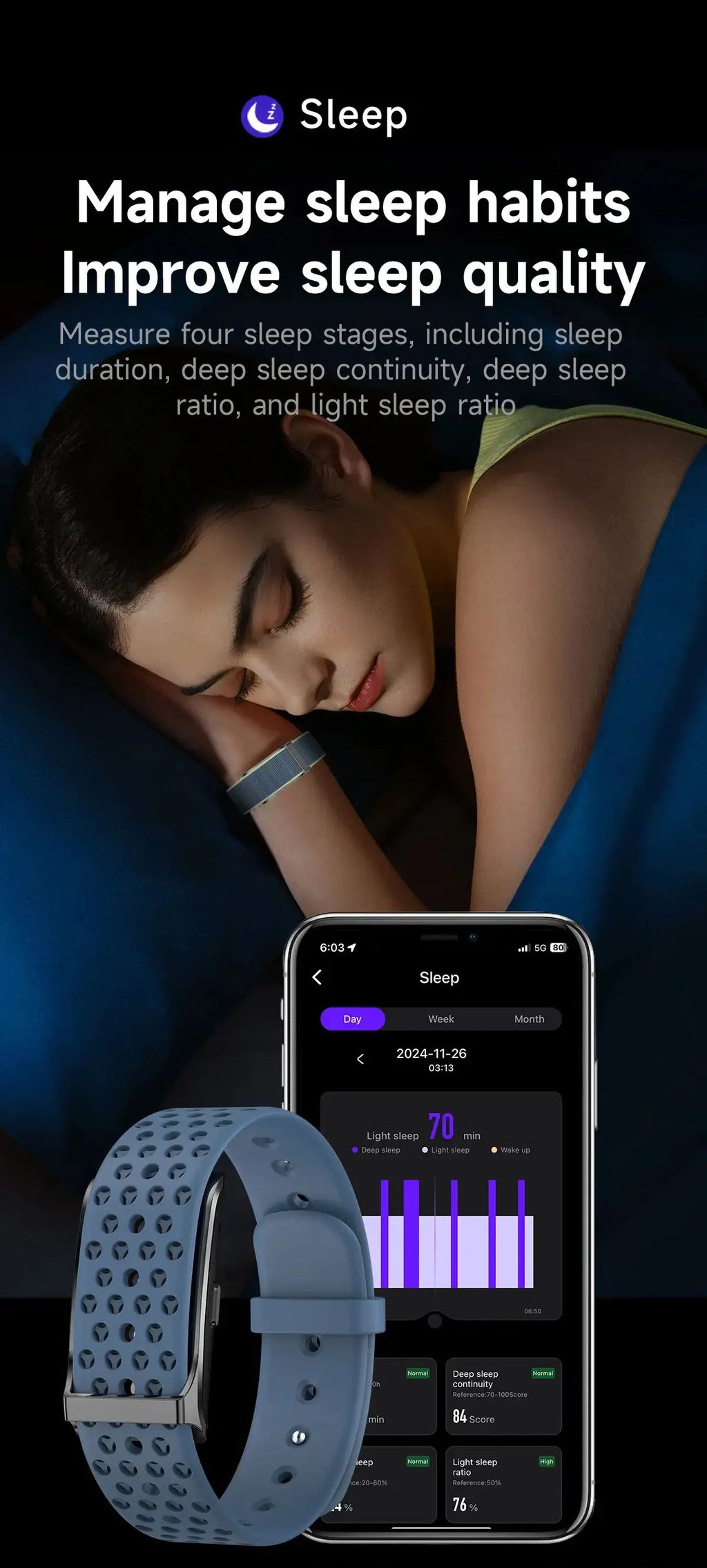 LIGE Smart Watch – Waterproof Fitness Tracker with Heart & BP Monitor