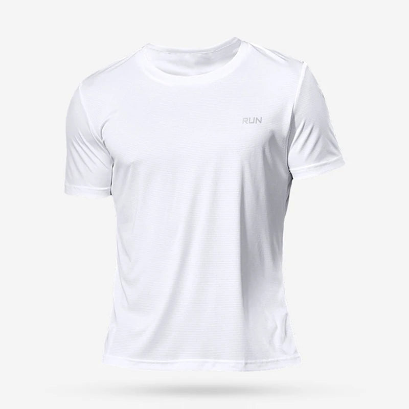 Men’s Quick-Dry Sports T-Shirt – Running, Soccer & Gym Compression Shirt