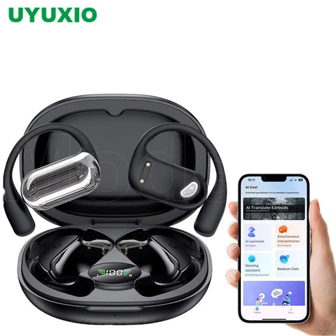 UYUXIO AI Translator Earbuds – 3-in-1 Real-Time Language Translator