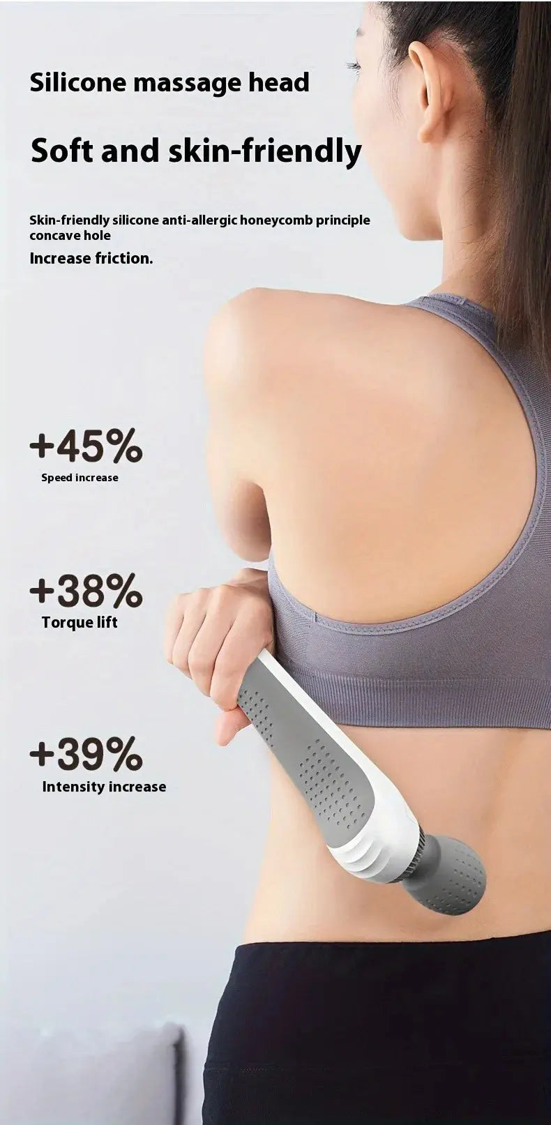 Portable massage gun – USB Rechargeable Full Body Massager PeakPursuitFitness