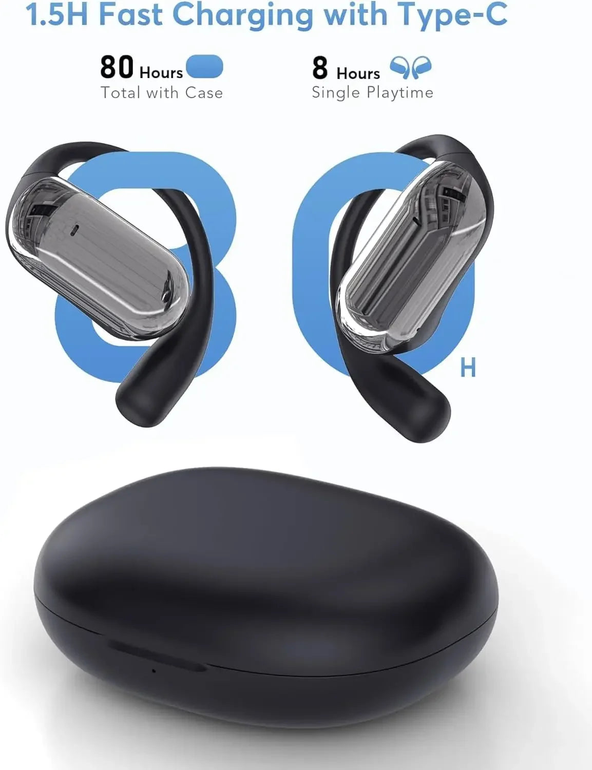 UYUXIO AI Translator Earbuds – 3-in-1 Real-Time Language Translator