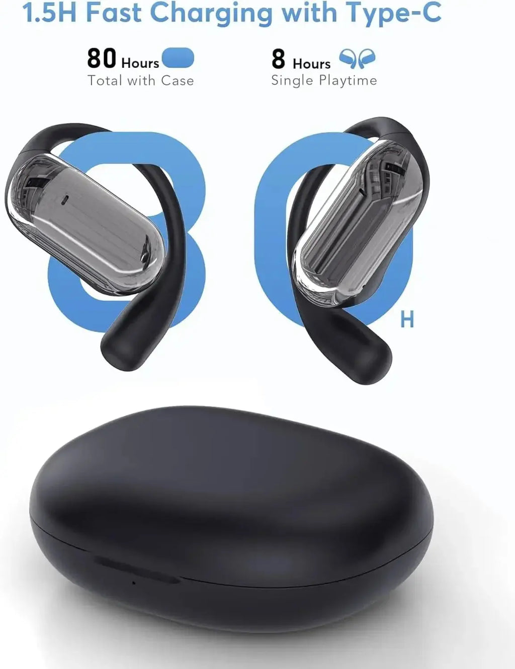 UYUXIO AI Translator Earbuds – 3-in-1 Real-Time Language Translator