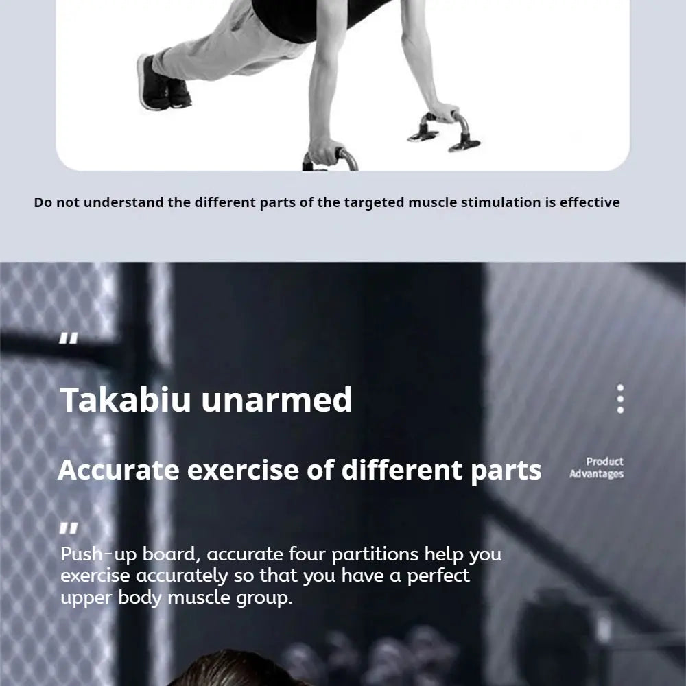 Foldable Push-Up Board – Portable Home Gym Chest & Core Trainer