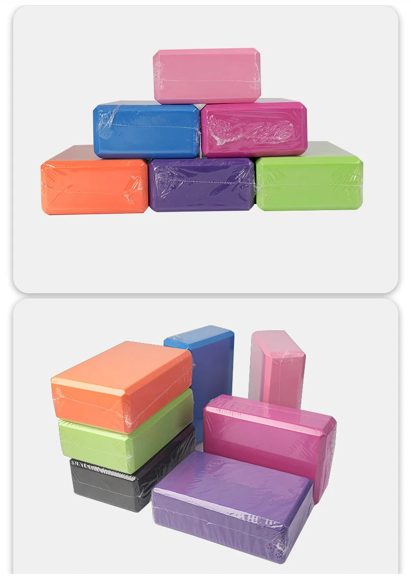 Yoga Blocks – EVA Foam Bricks for Pilates & Home Fitness