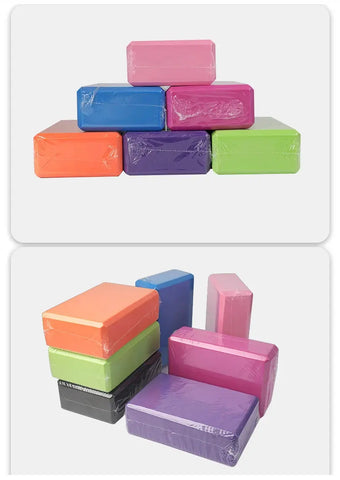 Yoga Blocks – EVA Foam Bricks for Pilates & Home Fitness