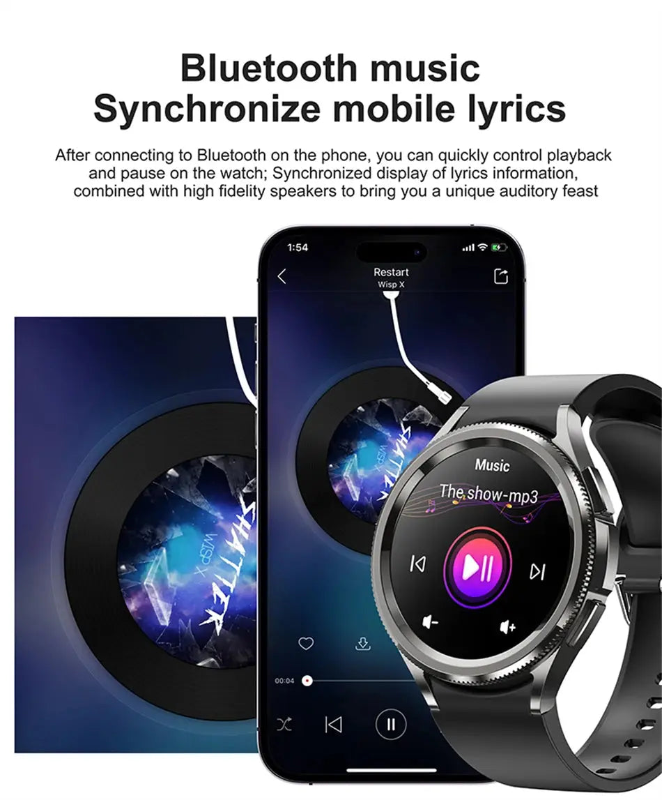 Galaxy Watch6 Classic 2024 GPS Smartwatch with Health & Bluetooth Call