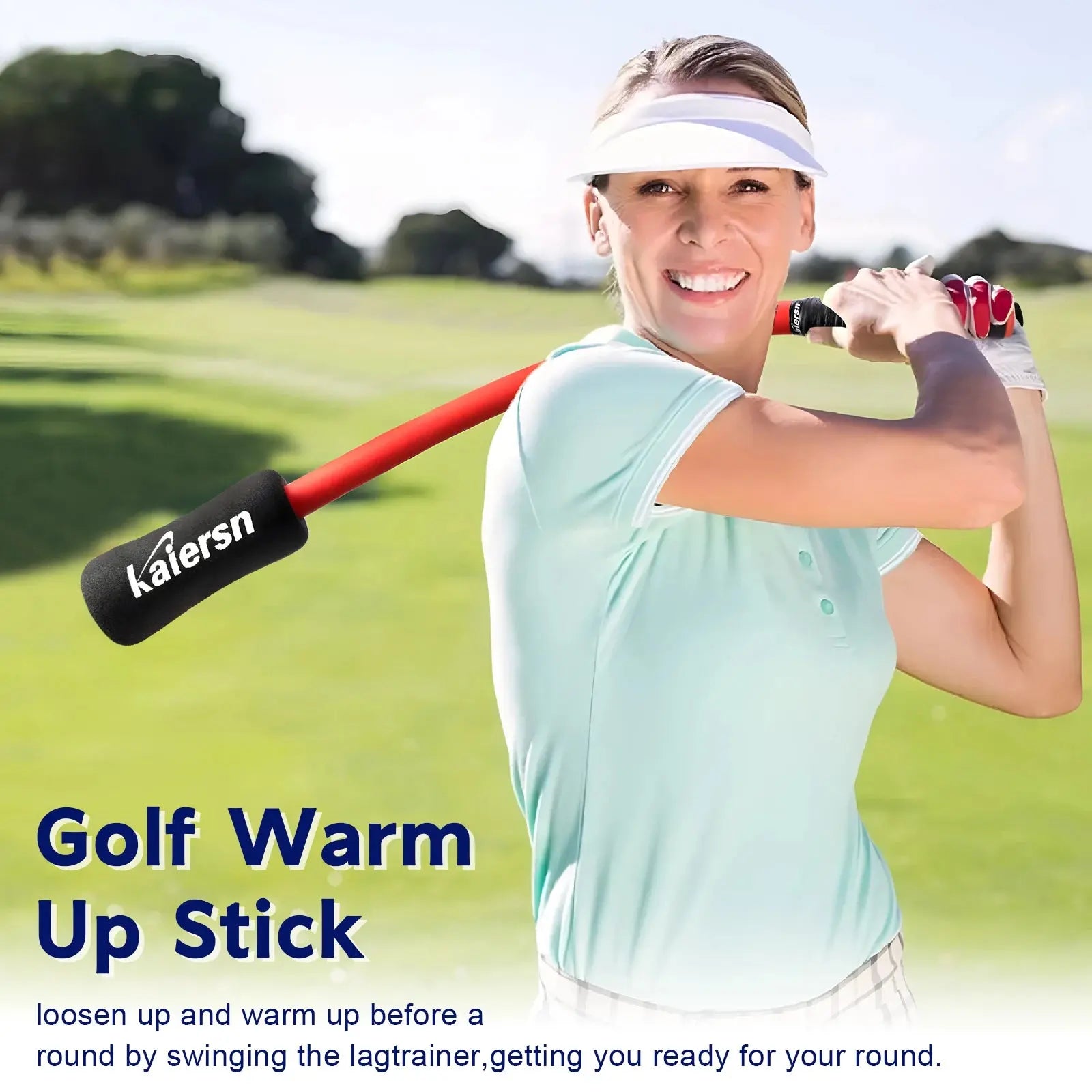 Golf Swing Trainer Aid – Flexibility, Tempo & Strength Warm-Up Stick PeakPursuitFitness