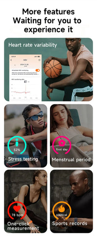 LIGE Smart Watch – Waterproof Fitness Tracker with Heart & BP Monitor