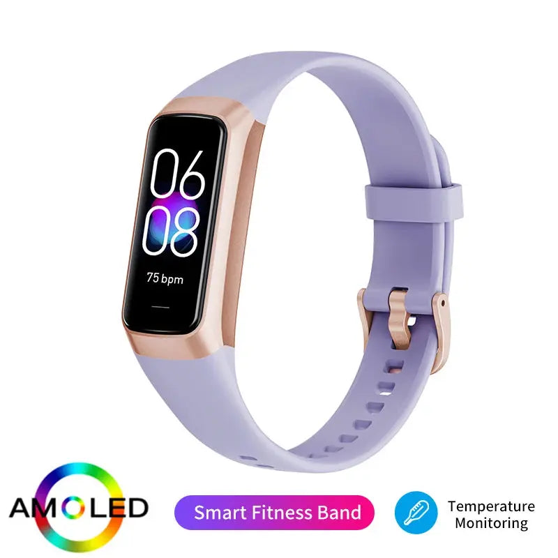 LIGE 1.1" AMOLED Smartwatch – Fitness Tracker for Men & Women