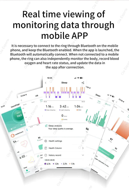 Xiaomi Smart Ring Heart Rate & SpO₂ Monitor Waterproof Fitness Tracker