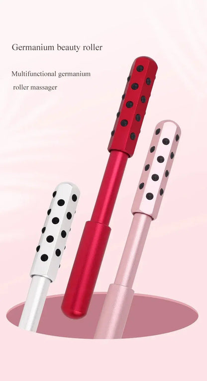 24-Germanium Face Roller – Acupoint Massage & Gua Sha Beauty Tool
