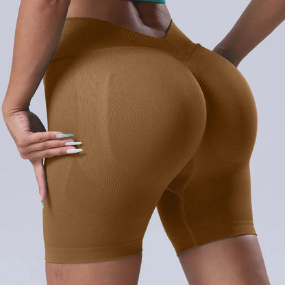 Women's Scrunch Butt Yoga Shorts – High-Waist Gym & Workout Wear