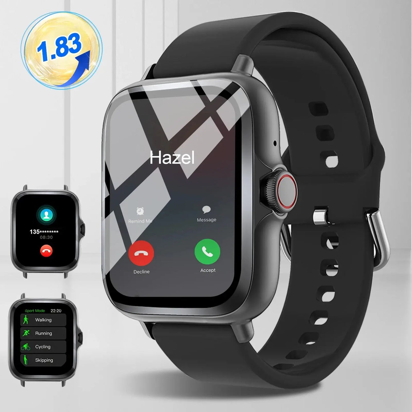 Smart Watch with Multi-Sport Modes & Message Reminders