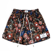 Oil Painting Style Mesh Shorts – Unisex Summer Sports & Training Wear