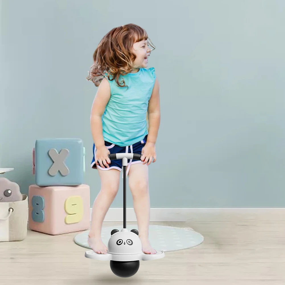Panda Jumping Ball – Kids' Fitness Bouncer with Handle