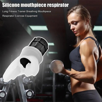 Breathing Trainer Respirator – Silicone Lung Exerciser for Fitness & Altitude Training