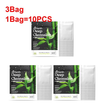 Natural Detox Foot Patches – Herbal Stress Relief & Sleep Aid (10–50PCS)