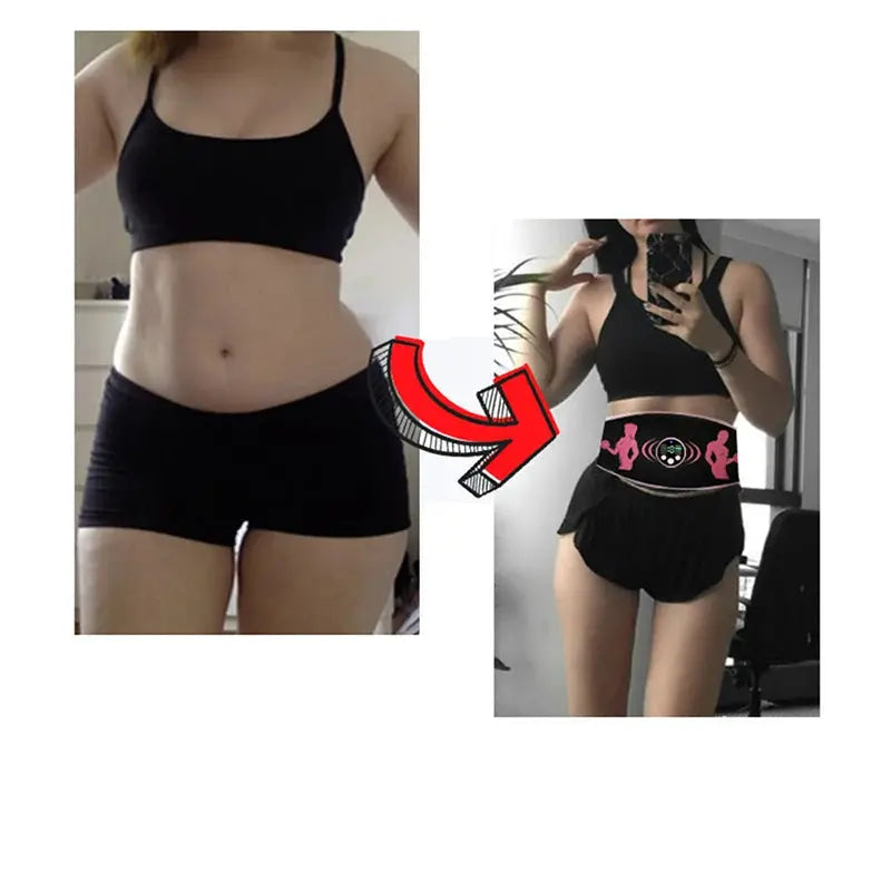 EMS Slimming Belt – USB Rechargeable Abdominal Muscle Stimulator