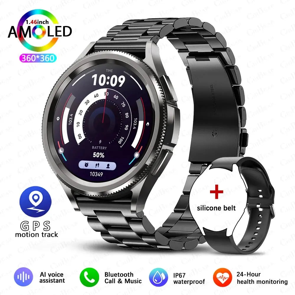 Galaxy Watch6 Classic 2024 GPS Smartwatch with Health & Bluetooth Call