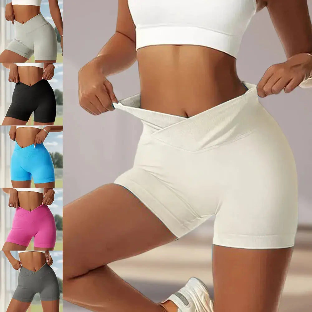 Women's Butt-Lifting Workout Shorts with Tummy Control