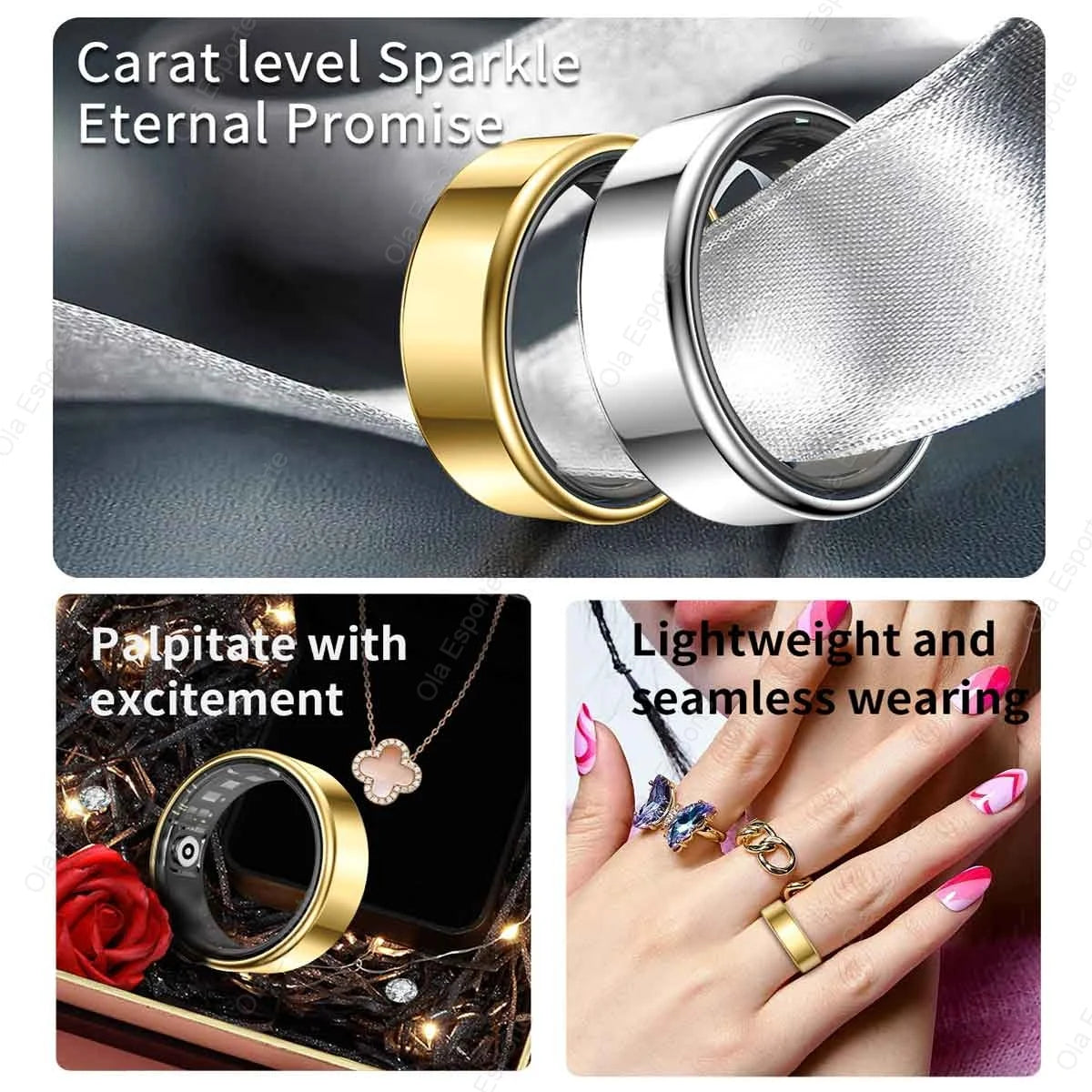 2025 Xiaomi Smart Ring – Heart Rate & SpO₂ Monitor, Waterproof Fitness Tracker
