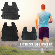 Adjustable Weighted Vest – 3/15/35kg Training Jacket for Running & Workouts