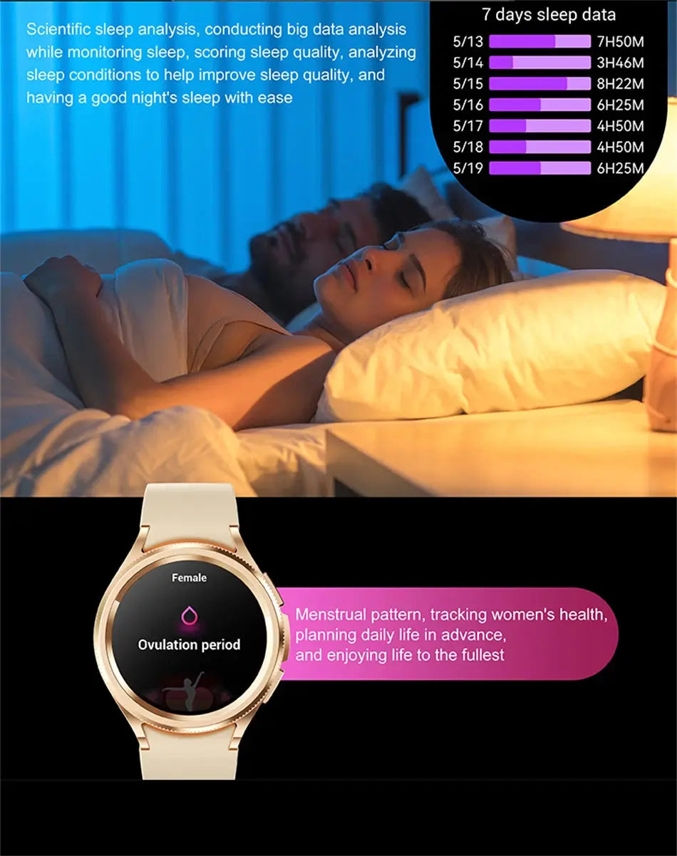Galaxy Watch6 Classic 2024 GPS Smartwatch with Health & Bluetooth Call