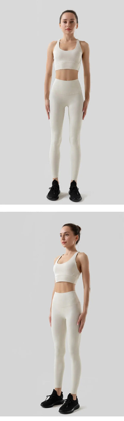 women's yoga sportswear– Fitness Leggings & Bra Top Outfit PeakPursuitFitness