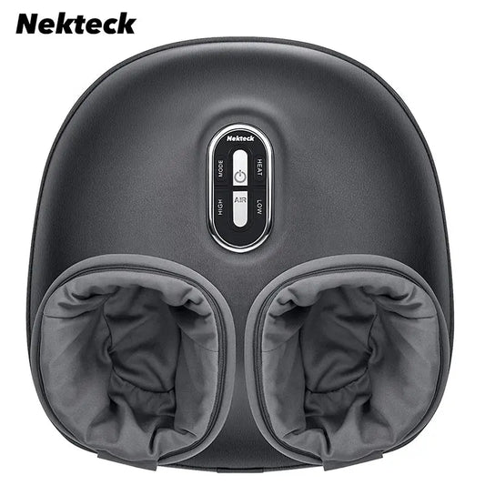 Nekteck Foot Massager – Shiatsu, Heat & Air Compression Therapy PeakPursuitFitness