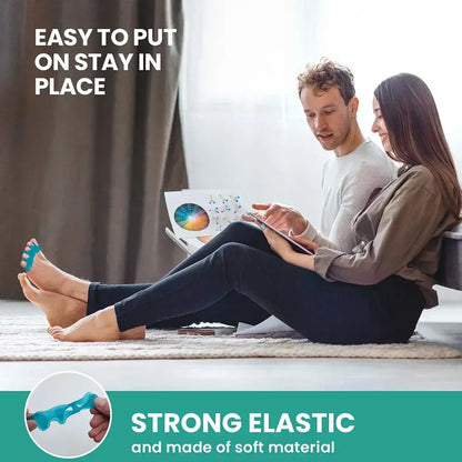 Silicone Toe Separator – Bunion & Hammer Toe Corrector (1 Pair)