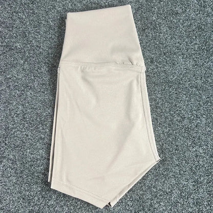 High-Waist Women’s Yoga Shorts – Tummy Control & Hip-Lifting 3-Point Fit