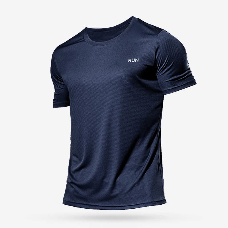 Men’s Quick-Dry Sports T-Shirt – Running, Soccer & Gym Compression Shirt