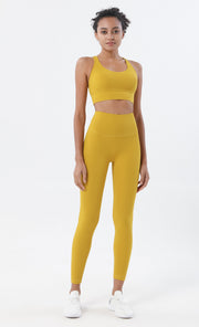 women's yoga sportswear– Fitness Leggings & Bra Top Outfit