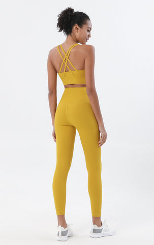 women's yoga sportswear– Fitness Leggings & Bra Top Outfit
