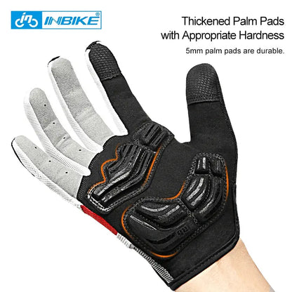 INBIKE Full Finger Cycling Gloves – MTB Touchscreen Bike & Sports Gloves PeakPursuitFitness