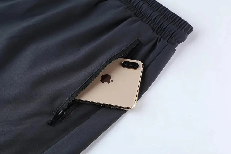 men's workout shorts – Quick-Dry Cropped Training Pants PeakPursuitFitness