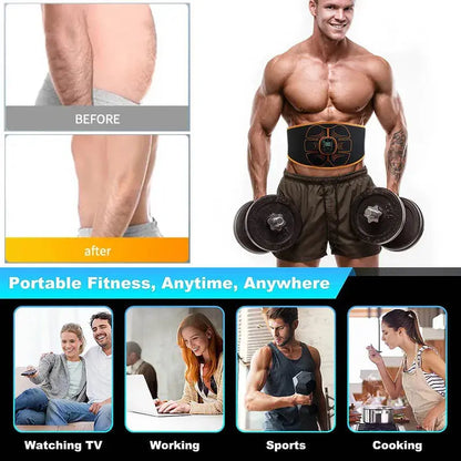 EMS Ab Stimulator – USB Rechargeable Abs & Muscle Trainer