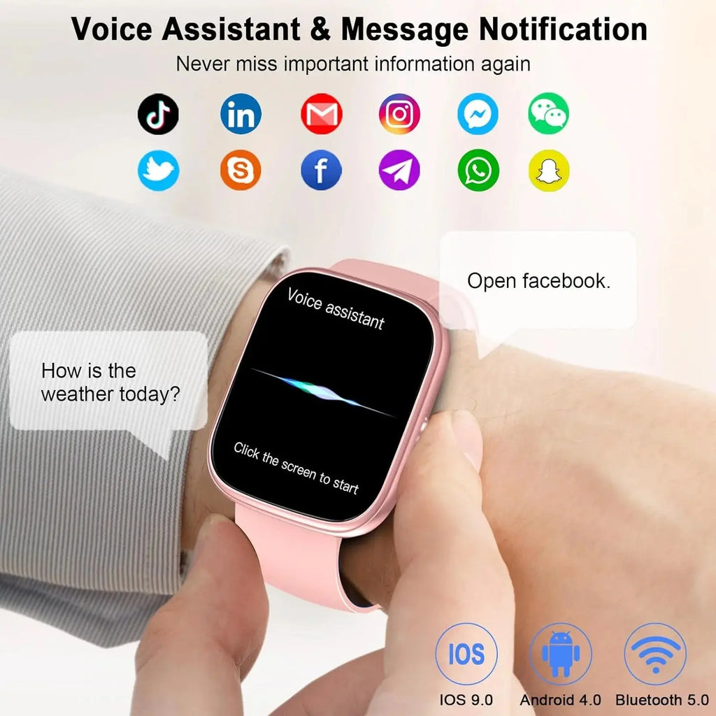 1.91" Smart Watch with Call & Fitness Tracking