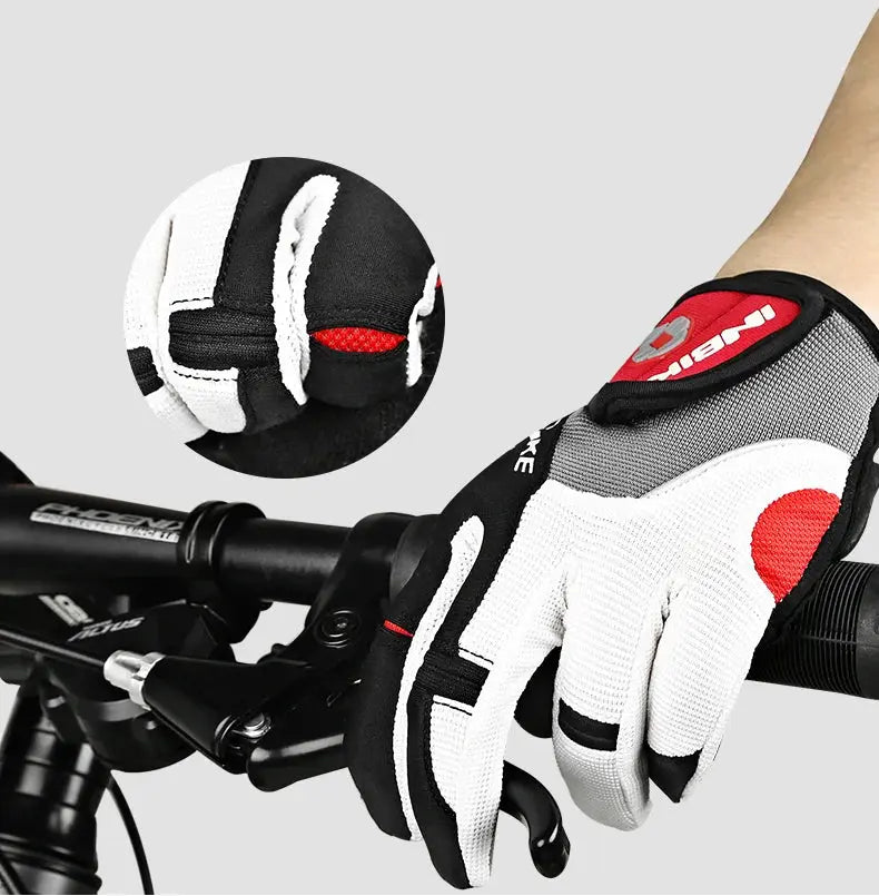 INBIKE Full Finger Cycling Gloves – MTB Touchscreen Bike & Sports Gloves PeakPursuitFitness