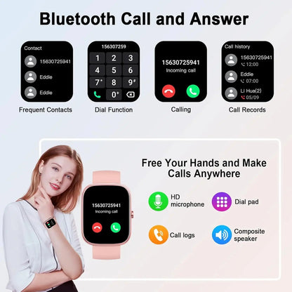 1.91" Smart Watch with Call & Fitness Tracking